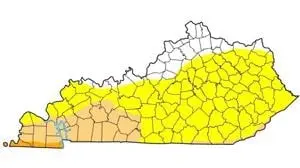 Most of Kentucky experiencing mild drought