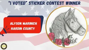 Eight finalists named for Kentucky's 2026 ‘I Voted’ sticker contest