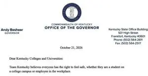 Beshear calls on colleges to review sexual assault policies