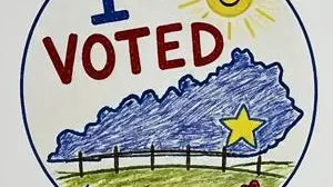 Laurel County student wins ‘I Voted’ sticker contest