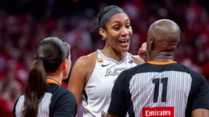 Who is A'ja Wilson? WNBA star who confronted an Indiana Fever fan at a playoff game