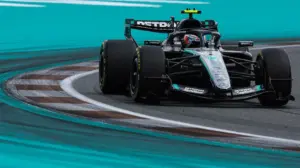 Mercedes' Kimi Antonelli continues strong form with Miami Grand Prix Pole