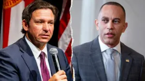 ‘Lame duck’: Jeffries rips DeSantis after Florida invitation as redistricting fight heats up