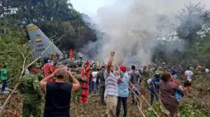 Colombian military plane crash kills at least 66, head of armed forces says