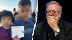 EXCLUSIVE VIDEO: Bishop Barron blasts Catholic left for 'demonization' of Trump amid child trafficking crisis