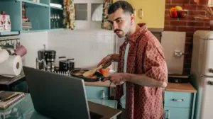 Americans are secretly cooking during virtual meetings, with one age group leading the way