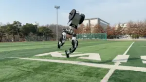 Humanoid robot shows speed and real skill