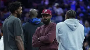 LeBron James shuts down Joel Embiid rift rumor, but Sixers leadership tension is real
