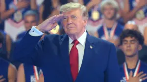 Trump brushes off reporter question about running for third term in 2028: 'The law is very strong'
