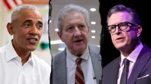 Kennedy drops the hammer on 'best buds' Colbert and Obama, suggests pair should 'get a motel room'