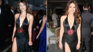 Elizabeth Hurley wows in plunging Versace dress she first wore 27 years ago