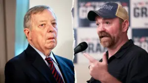 Dem senators deflect questions on Platner's scandal-plagued campaign: 'Not following that race closely'