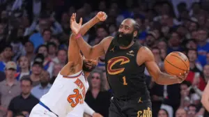 Knicks storm back to shock Cavs in Game 1 as James Harden's defensive play comes under scrutiny