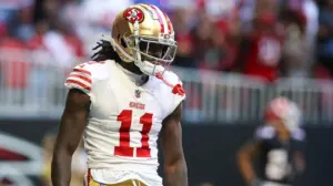Brandon Aiyuk's social media post mocking Kyle Shanahan's car crash draws backlash and could cost him a job