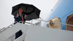 Trump starts week in Middle East, overseeing historic peace agreement