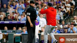 MLB tells umpire Doug Eddings he made a mistake in demanding Cardinals pitcher straighten his hat