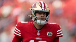 George Kittle's wife calls Mac Jones' eating habits his biggest dating 'red flag'