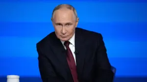 Putin says Russia won't launch new attacks on other countries 'if you treat us with respect'