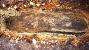 Workers stumble upon historic burial site and 'incredibly rare' find during sewer project