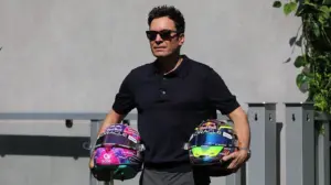 Jimmy Fallon starts chewing on microphone in cringey interview ahead of F1 Miami