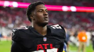Falcons' James Pearce hit with 8-game suspension as NFL announces wave of bans across the league