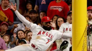 Angels outfielder Jo Adell incredibly robs three home runs in win: ‘Greatest defensive game I’ve ever seen’