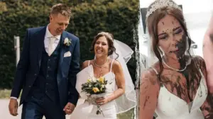 Bride’s sister-in-law douses her in black paint moments before ceremony in horrifying ‘revenge’ attack