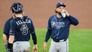 Rays pitcher vomits on the mound few pitches into team debut