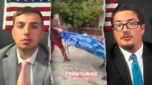 Illinois State teaching assistant fired after trying to flip TPUSA table twice in viral clash