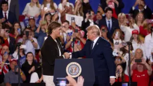 As expected, media mocks Jaxson Dart injury because he dared to introduce Trump on stage