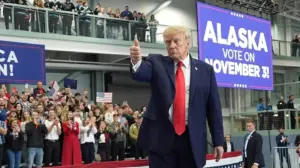Trump says 'we are looking into' other Dan Sullivan on Alaska ballot, warns about governor's race