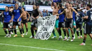 Argentina's controversial World Cup banner got into the stadium by way of some dude's underwear