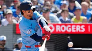Blue Jays rally while Orioles' double-play attempt negated as umps rule infielder failed to try to tag runner