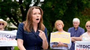 WATCH: Battleground Democrat called Iowa a 'backwater' over transgender athletes ban