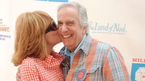 Henry Winkler's wife says the actor tends to exaggerate about the size of his ... fish