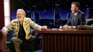 Actor Jeff Bridges tells ICE to get 'off our streets' as 'The Dude' character on 'Jimmy Kimmel Live!'