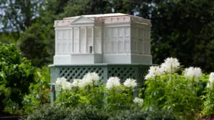 Melania Trump unveils a White House replica beehive buzzing with new colonies on the South Lawn