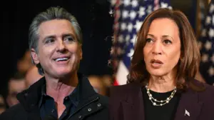 Gavin Newsom says he won't run for president in 2028 if Kamala Harris runs