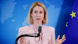 She grew up under Soviet rule. Now EU's top diplomat warns Europe against giving Russia what it wants