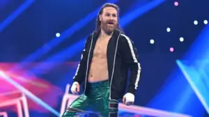 Sami Zayn turns his back on Cody Rhodes during Gunther's post-match attack