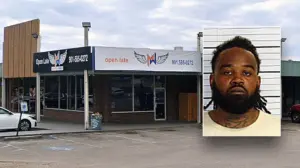 Man accused of biting infant during erratic dash through businesses before restaurant arrest