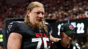 Falcons lineman Kaleb McGary suddenly retires at 31 after missing last season with injury, agent says