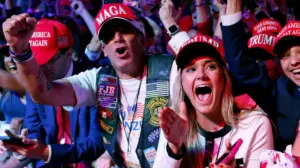 Far-left California congressional candidate clashes with Trump supporters in heated exchange