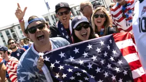 U.S. fans were out in full force ahead of the USMNT's first match of the 2026 FIFA World Cup