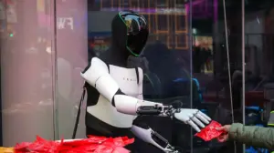 Elon Musk teases a future run by robots