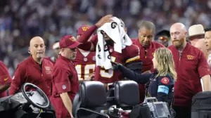 Washington Commanders face season-defining crisis as Jayden Daniels suffers another serious elbow injury