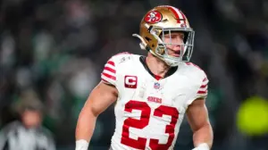 Christian McCaffrey earns Salute to Service Award after raising $700,000 for military families: 'Huge honor'