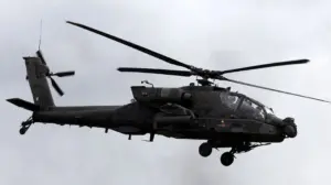 US Army helicopter goes down, but President Donald Trump says 'pilots are fine'