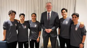 5 Iranian women's soccer players receive asylum in Australia after Trump pressure