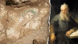 Rare pagan masterpiece emerges near where St Paul spread teachings of Christianity